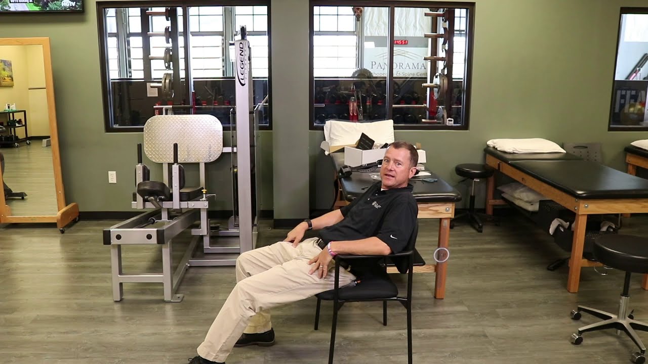 How to sit down after hip surgery