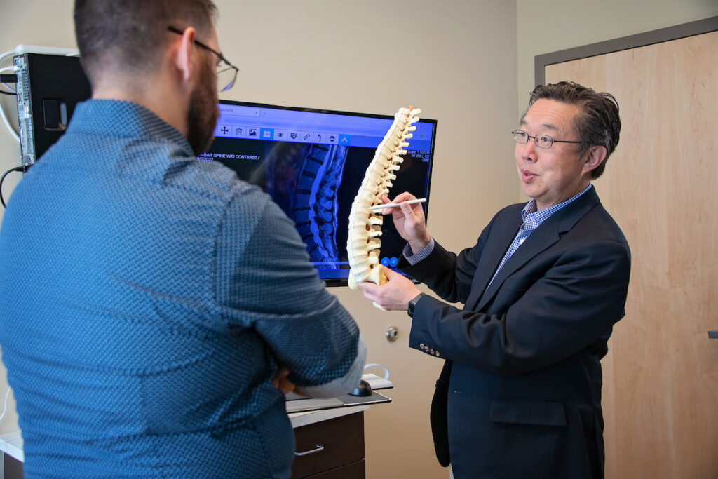 Neck spine page
