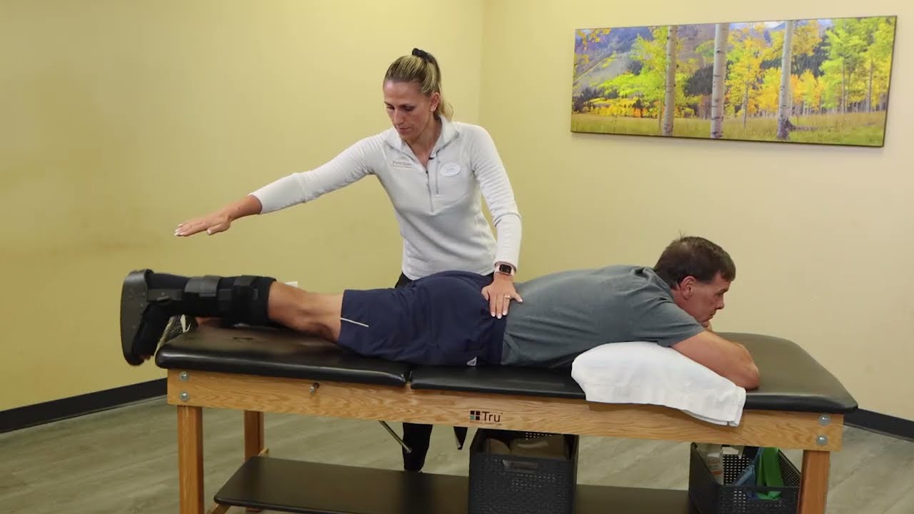 Physical therapy exercises for foot and ankle lower extremity strengthening