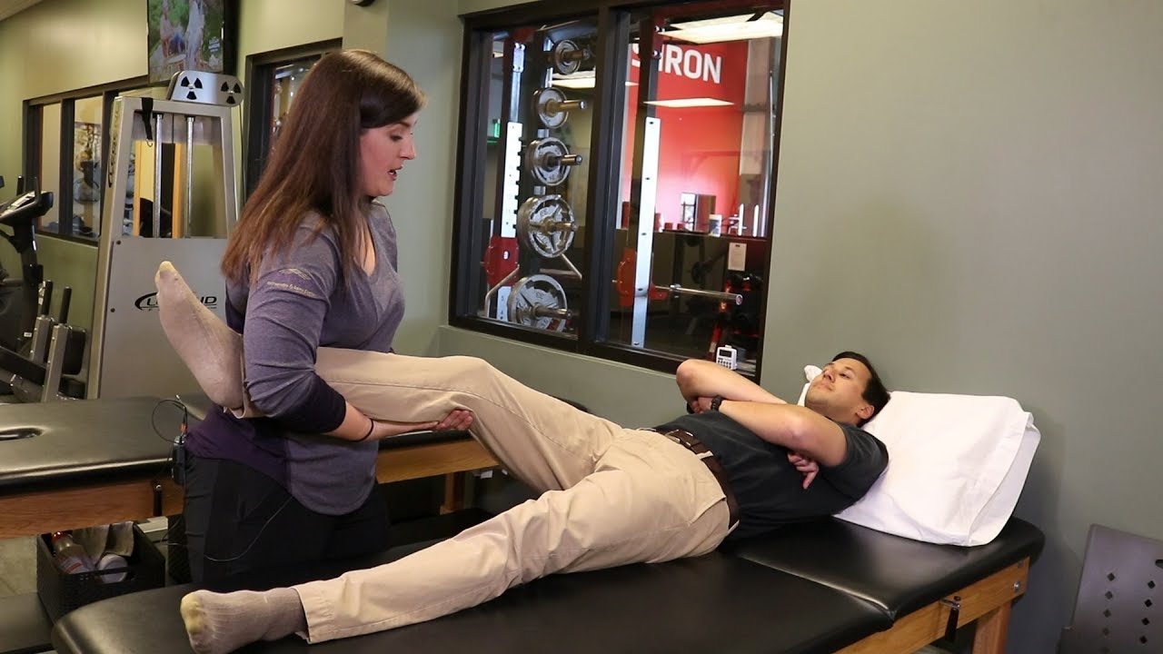 Using a partner for assisted passive range of motion